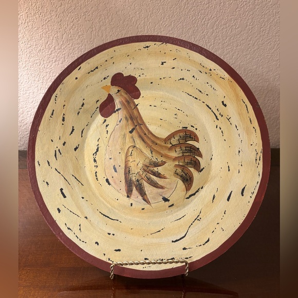 Rustic Chicken‎ Decorative Plate Decor - Picture 2 of 4